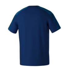 Erima Sport-Tshirt Evo Star (100% rec. Polyester, leicht) navyblau/blau Kinder