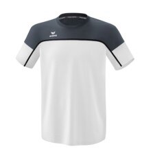 Erima Sport-Tshirt Change (100% rec. Polyester, leicht, schnelltrocknend) weiss/grau Herren