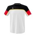 Erima Sport-Tshirt Change (100% rec. Polyester, leicht, schnelltrocknend) weiss/schwarz/rot Herren