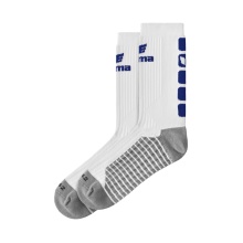 Erima Sportsocke Crew 5-Cubes weiss/navyblau - 1 Paar