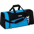 Erima Sporttasche Six Wings (Größe M - 49,5 Liter) curacaoblau/schwarz 61x29x28cm