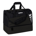 Erima Sporttasche Six Wings mit Bodenfach (Größe L - 94,5 Liter) schwarz 60x35x45cm