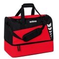 Erima Sporttasche Six Wings mit Bodenfach (Größe M - 60 Liter) rot/schwarz 50x30x40cm