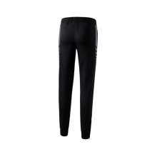 Erima Traingshose Six Wings Worker lang (100% Polyester, sportliche Passform) schwarz/grau Damen