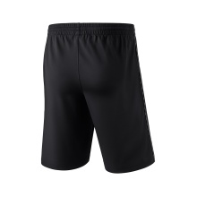 Erima Traininghose Short Basic (100% Polyester, Reißverschlusstaschen) kurz schwarz Herren