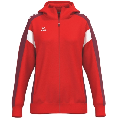 Erima Trainingsjacke Celebrate 125 mit Kapuze (atmungsaktiv, 100% Polyester) rot Damen