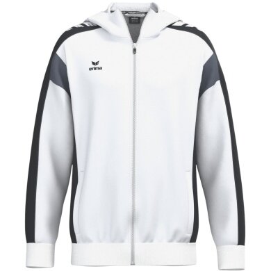 Erima Trainingsjacke Celebrate 125 mit Kapuze (atmungsaktiv, 100% Polyester) weiss/schwarz Herren