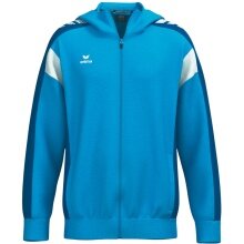 Erima Trainingsjacke Celebrate 125 mit Kapuze (atmungsaktiv, 100% Polyester) curacaoblau Kinder