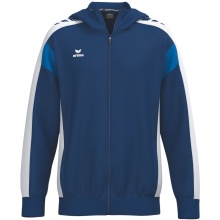 Erima Trainingsjacke Celebrate 125 mit Kapuze (atmungsaktiv, 100% Polyester) navyblau/weiss Kinder