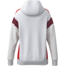 Erima Trainingsjacke Celebrate 125 mit Kapuze (atmungsaktiv, 100% Polyester) weiss/rot Damen