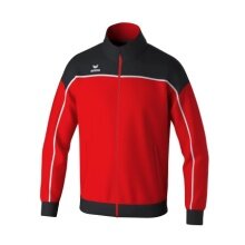 Erima Trainingsjacke Change (rec. Polyester, hoher Tragekomfort) rot/schwarz/weiss Jungen