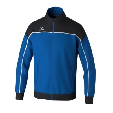 Erima Trainingsjacke Change (rec. Polyester, hoher Tragekomfort) royalblau/schwarz/weiss Jungen