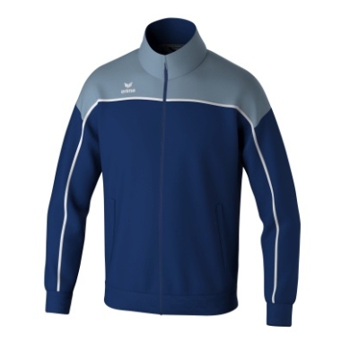 Erima Trainingsjacke Change (rec. Polyester, hoher Tragekomfort) navyblau/denimblau/weiss Jungen