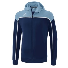 Erima Trainingsjacke Change mit Kapuze (rec. Polyester, strapazierfähig, mit Reißverschlusstaschen) navyblau Herren