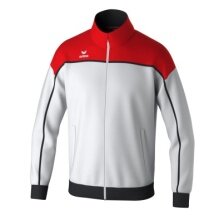 Erima Trainingsjacke Change (rec. Polyester, hoher Tragekomfort) weiss/rot/schwarz Herren