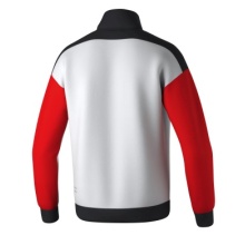 Erima Trainingsjacke Change (rec. Polyester, hoher Tragekomfort) weiss/schwarz/rot Herren