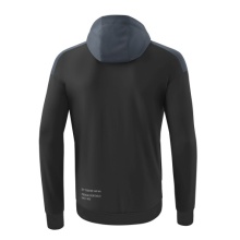 Erima Trainingsjacke Change mit Kapuze (rec. Polyester, strapazierfähig, mit Reißverschlusstaschen) schwarz/grau Herren