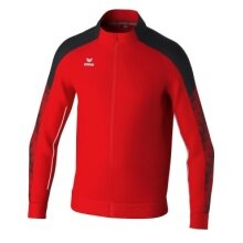 Erima Trainingsjacke Evo Star (Stehkragen, strapazierfähig) rot/schwarz Kinder