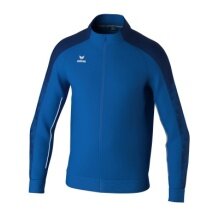 Erima Trainingsjacke Evo Star (Stehkragen, strapazierfähig) royalblau/navyblau Kinder