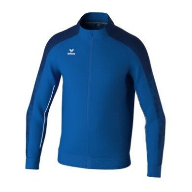 Erima Trainingsjacke Evo Star (Stehkragen, strapazierfähig) royalblau/navyblau Herren