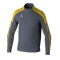 Erima Trainingsjacke Evo Star (Stehkragen, strapazierfähig) grau/gelb Herren