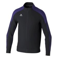 Erima Trainingsjacke Evo Star (Stehkragen, strapazierfähig) schwarz/violett Herren