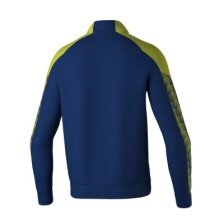 Erima Trainingsjacke Evo Star (Stehkragen, strapazierfähig) navyblau/limegrün Kinder