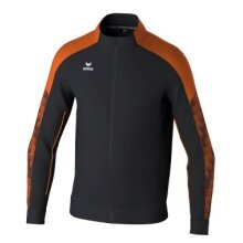 Erima Trainingsjacke Evo Star (Stehkragen, strapazierfähig) schwarz/orange Kinder