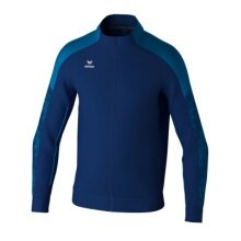 Erima Trainingsjacke Evo Star (Stehkragen, strapazierfähig) navyblau/blau Kinder