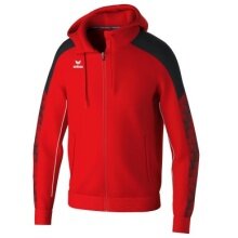 Erima Trainingsjacke Evo Star mit Kapuze (hoher Tragekomfort) rot/schwarz Herren