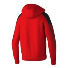 Erima Trainingsjacke Evo Star mit Kapuze (hoher Tragekomfort) rot/schwarz Herren