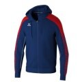 Erima Trainingsjacke Evo Star mit Kapuze (hoher Tragekomfort) navyblau/rot Herren