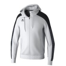 Erima Trainingsjacke Evo Star mit Kapuze (hoher Tragekomfort) weiss/schwarz Herren