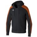 Erima Trainingsjacke Evo Star mit Kapuze (hoher Tragekomfort) schwarz/orange Kinder