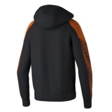 Erima Trainingsjacke Evo Star mit Kapuze (hoher Tragekomfort) schwarz/orange Herren