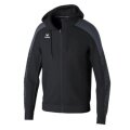 Erima Trainingsjacke Evo Star mit Kapuze (hoher Tragekomfort) schwarz/grau Herren