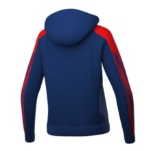 Erima Trainingsjacke Evo Star mit Kapuze (hoher Tragekomfort) navyblau/rot Damen