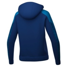 Erima Trainingsjacke Evo Star mit Kapuze (hoher Tragekomfort) navyblau/blau Damen