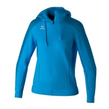 Erima Trainingsjacke Evo Star mit Kapuze (hoher Tragekomfort) curacaoblau Damen