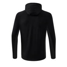 Erima Trainingsjacke Liga Star mit Kapuze (strapazierfähig und elastisches Funktionsmaterial) schwarz/weiss Herren