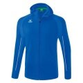 Erima Trainingsjacke Liga Star mit Kapuze (strapazierfähig und elastisches Funktionsmaterial) royalblau/weiss Herren