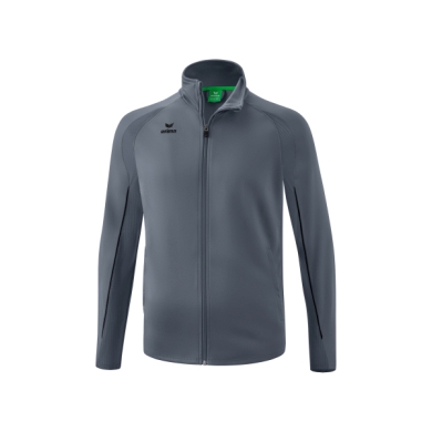 Erima Trainingsjacke Liga Star Polyester (Stehkragen, strapazierfähig) grau/schwarz Herren