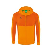 Erima Trainingsjacke Six Wings mit Kapuze (Baumwollmix, weich und bequem) orange Herren