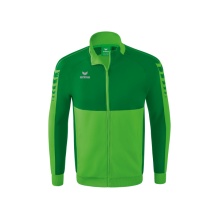 Erima Trainingsjacke Six Wings Worker (100% Polyester, Stehkragen, strapazierfähig) grün/smaragd Herren