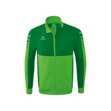 Erima Trainingsjacke Six Wings Worker (100% Polyester, Stehkragen, strapazierfähig) grün/smaragd Herren