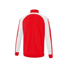 Erima Trainingsjacke Six Wings Worker (100% Polyester, Stehkragen, strapazierfähig) rot/weiss Herren