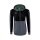 Erima Trainingsjacke Six Wings mit Kapuze (Baumwollmix, weich, bequem, taillierter Schnitt) grau/schwarz Damen