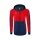 Erima Trainingsjacke Six Wings mit Kapuze (Baumwollmix, weich, bequem, taillierter Schnitt) navyblau/rot Damen