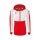 Erima Trainingsjacke Six Wings mit Kapuze (Baumwollmix, weich, bequem, taillierter Schnitt) rot/weiss Damen