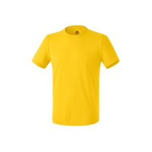 Erima Sport-Tshirt Basic Funktions Teamsport (100% Polyester) gelb Herren